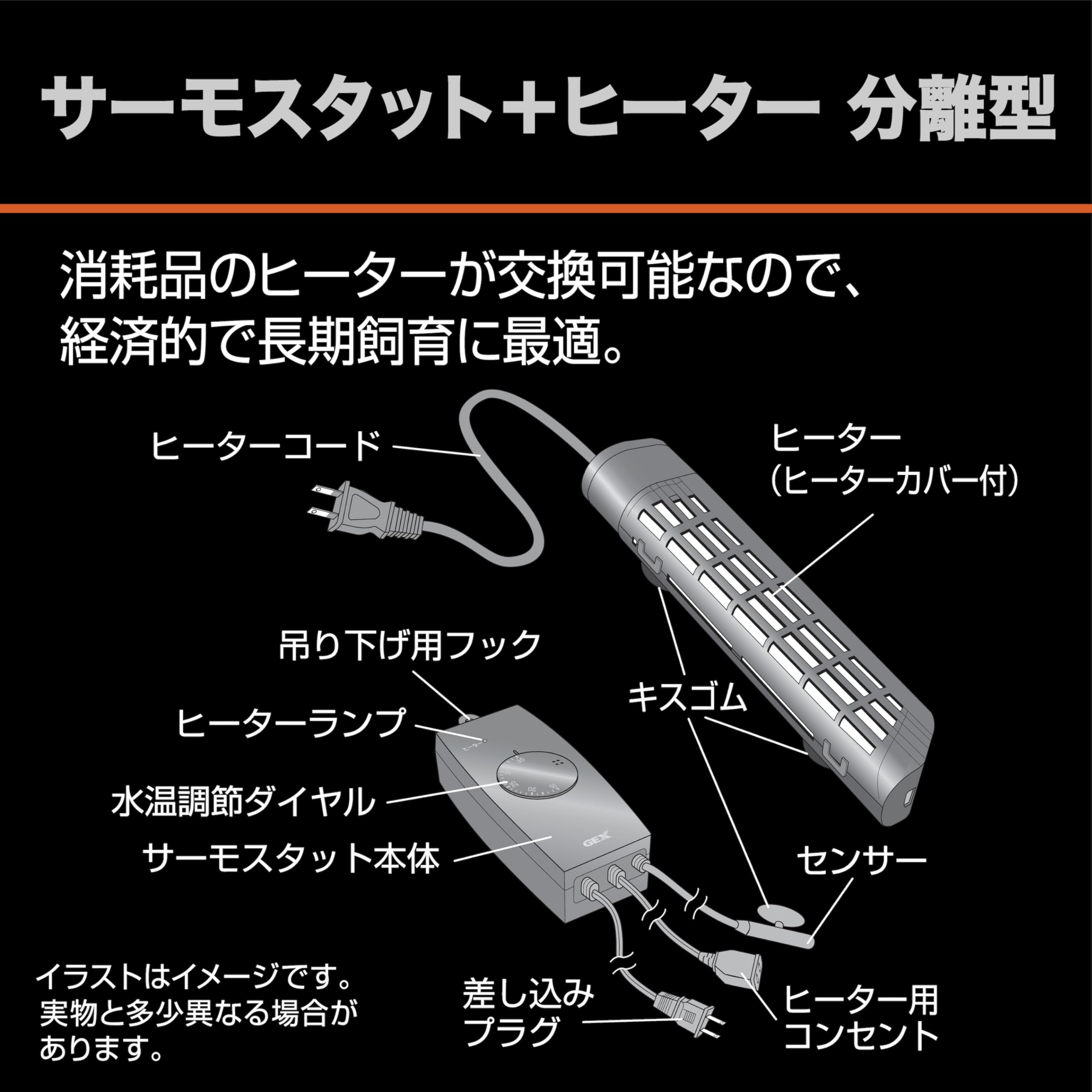Amazon | ジェックス GEX AQUA HEATER セーフカバーナビパック 220